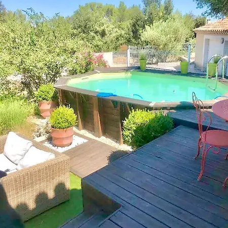 L'Escapade, Magnifique Villa Avec Piscine Collias Buitenkant foto