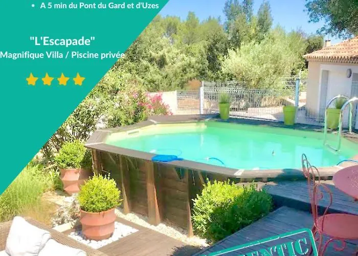 L\'Escapade, Magnifique Villa Avec Piscine